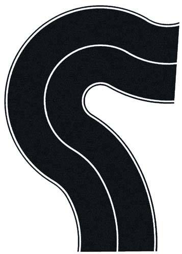 40mm wide curves road