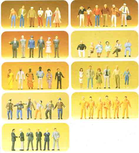 190 Unpainted figures