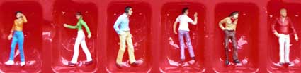 Passengers walking